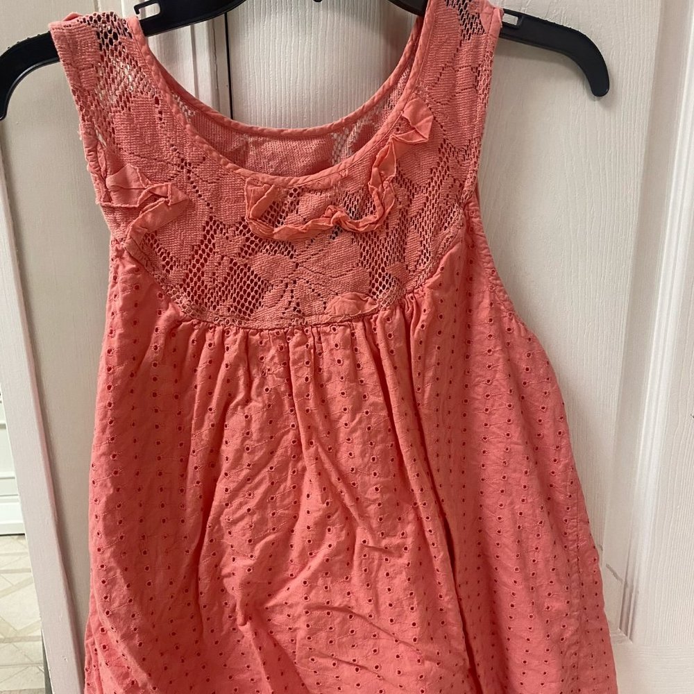 Coral Calvin Klein Tank Top